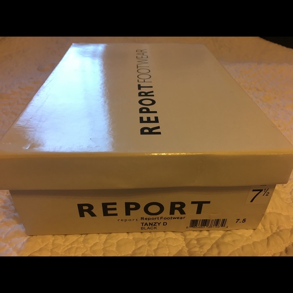 Tanzy D Black Suede Pump Stilettos by Report 👠 - Picture 8 of 8